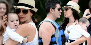 Liburan ke Pantai, Bayi Ganteng Simon Cowell Mendadak Nangis