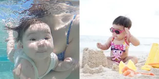 Liburan Lucu Gempi Putri Gisel, ke Pantai dan Ketemu Orang Utan