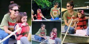 Liburan Seru Bareng Katie Holmes, Suri Cruise Cantik Menggemaskan