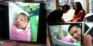 Lucunya! Potret Bayi Gading Marten - Gisel Sesaat Setelah Lahir