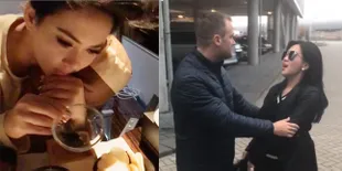 Makan Caviar - Dijemput Mobil Mewah, Syahrini Liburan di Belanda