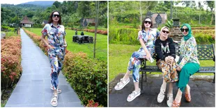 Makin Cantik Langsing, Intip 8 Potret Ussy Sulistiawaty yang bak ABG Saat Arisan di Villa