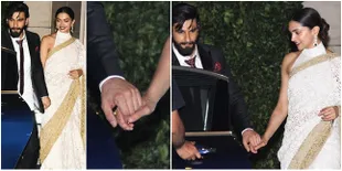 Makin Mesra, Deepika dan Ranveer Gandengan Tangan Tak Mau Lepas