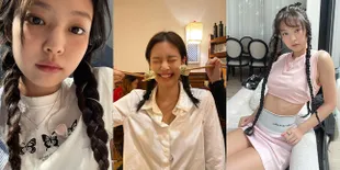 Manis Banget Bak Kembang Desa, 10 Potret Jennie BLACKPINK dengan Rambut Dikepang