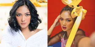 Marion Jola Tampil Cantik dengan Make-Up Freckles Saat Pemotretan