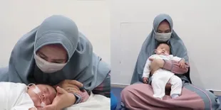 Masih Berusia 10 Minggu, Ini 10 Momen Anak Keempat Oki Setiana Dewi Jalani Fisioterapi