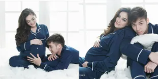 Maternity Shoot Celine Bersama Stefan William, Sweet Pakai Piyama