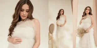 Maternity Shoot Kehamilan Ketiga, Potret Yasmine Wildblood Cantik Bak Bidadari - Glowing Abis