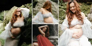 Maternity Shoot Ratu Rizky Nabila Istri Pemain Persija yang Jadi Korban KDRT, Pakai Baju Transparan - Bikin Netizen Salfok