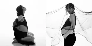 Maternity Shoot Terbaru Rinni Wulandari, Bumil Cantik Pamer Bare Baby Bump Sebulan Sebelum Lahiran
