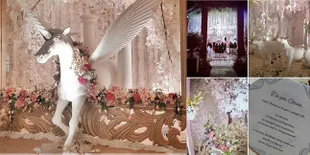 Megah Ala Fairytale, Foto Resepsi Pernikahan Chelsea Olivia-Glenn