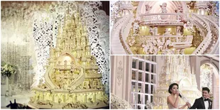 Megah Bak Istana, Inilah Detail Kue Pernikahan Glenn & Chelsea