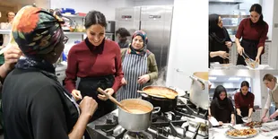 Meghan Markle Kejutkan Dapur Umum Ini dan Memasak Bersama