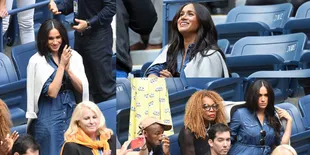 Meghan Markle Tampil Kasual & Ceria Banget Saat Nonton Tenis di Amerika