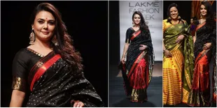 Melenggang di Catwalk Lakme Fashion Week, Preity Zinta Cantik!