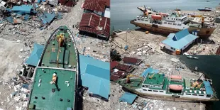 Melihat Kapal Sabuk Nusantara, Saksi Bisu Ganasnya Tsunami Palu