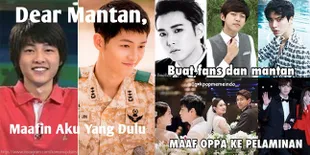 Meme #DearMantan Versi Seleb Cowok Korea, Bikin Ngakak dan Baper