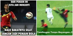 Meme Filipe Pemain Timor Timur Ini Bikin Ngakak, Main Kasar Sih!