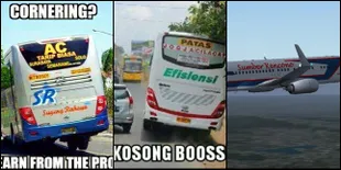 Meme Kocak Aksi Ekstrim Bus Malam Ini Bikin Kamu Ketawa Sendiri