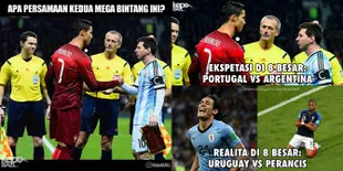 Meme Kocak Kekalahan Argentina dan Portugal di World Cup 2018