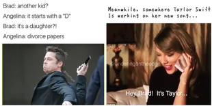 Meme Perceraian Angelina Jolie & Brad Pitt, Lucu - Bikin Sedih