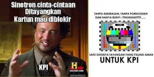 Meme Sinetron VS Kartun Indonesia, KPI Jadi Target Hujatan