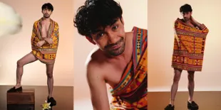 Memesona di Depan Kamera, 8 Potret Reza Rahadian Photoshoot Hanya Berbalut Sarung Tenun - Netizen: Meresahkan Banget!