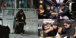 Mengharukan,Ini 8 Potret Detik-Detik Aurel Hermansyah Pulang Haji dan Langsung Peluk Ameena di Bandara - Akui Sudah Rindu Berat