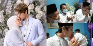 Menikah Pada April Lalu, 10 Deretan Momen Manis di Akad Lesti dan Rizky Billar - Lega Akhirnya Bisa Cium Kening Istri 