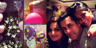 Meriah, Salman Khan Rayakan Ultah Ibunda di Rumah Baru Arpita