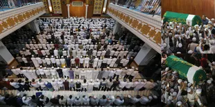 Merinding, Ribuan Jamaah Salat Jenazah untuk Ustaz Arifin Ilham