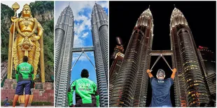 Meski Jadi Ojek Online, Pria Ini Mampu Travelling ke Luar Negeri!