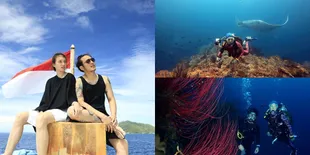 Mesranya Nadine & Dimas Anggara di Raja Ampat, Diving Bareng Hiu