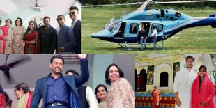 Mewah dan Meriah, Salman Khan Hadiri Pesta Pernikahan Sang Adik