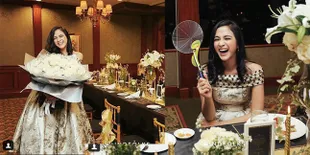 Mewah, Nina Zatulini Gelar Bridal Shower Kocak Bareng Sahabat