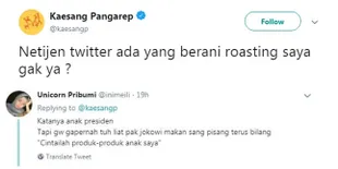 Minta di-Roasting, Netizen Ejek Kaesang Habis-Habisan