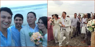 Modisnya Busana Para Artis di Perkawinan Ringgo - Sabai Morscheck
