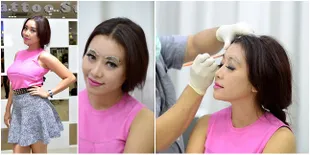 Momen Cantik Perawatan Baby Sexyola Saat Shading Alis, Cute Abis!