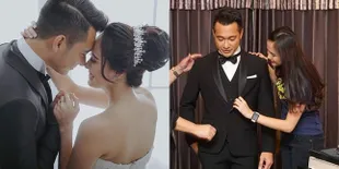 Momen Jelang Resepsi, Eza Gionino & Istri Fitting Baju Pengantin