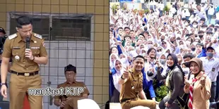 Momen Kocak Saat Plt Bupati Ganteng Hengky Kurniawan Digombalin Anak SMA, Reaksi Istri Jadi Sorotan