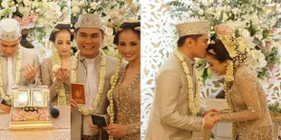 Momen Manis Akad Acha Septriasa-Vicky, Tukar Cincin - Cium Kening