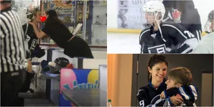 Momen Manis Saat Selena Gomez Temani Justin Bieber Main Hockey