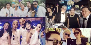 Momen Manis Seungri - Raline Shah Bareng di Nikahan Arisa Mizuki