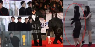Momen Memalukan dan Bikin Ngakak di Red Carpet Ala Bintang Korea
