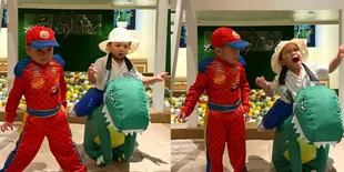 Momen Menggemaskan Rayyanza dan Abe, Duo Bocil Viral yang Selalu Menghibur Netizen