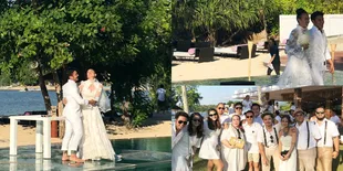 Momen Pernikahan Dimas Anggara - Nadine, Romantis di Tepi Pantai