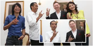 Momen Pertemuan Gitaris Arkarna Dengan Jokowi