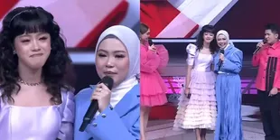 Momen Selfi Yamma Beri Semangat Safana Sang Pengamen Asal Magetan di Panggung D'Academy 7