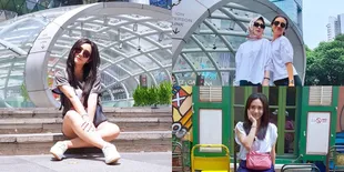 Momen Seru Dea Ananda Bareng Ibu Saat Liburan di Singapura