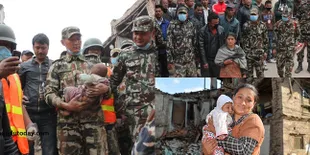 Mukjizat Nepal, Bayi 4 Bulan Selamat Setelah 22 Jam Tertimbun!